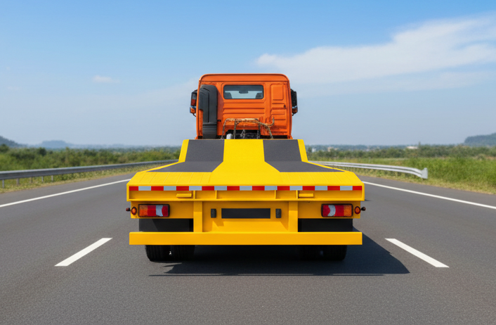 Tip Trailer Rear View